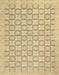 Machine Washable Abstract Metallic Gold Rug, wshabs2734