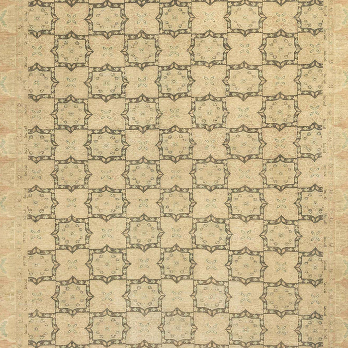 Machine Washable Abstract Metallic Gold Rug, wshabs2734