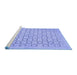 Sideview of Machine Washable Abstract Blue Modern Rug, wshabs2734blu