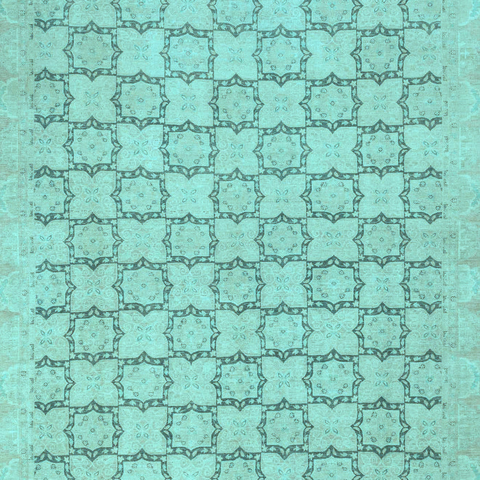 Abstract Light Blue Modern Rug, abs2734lblu