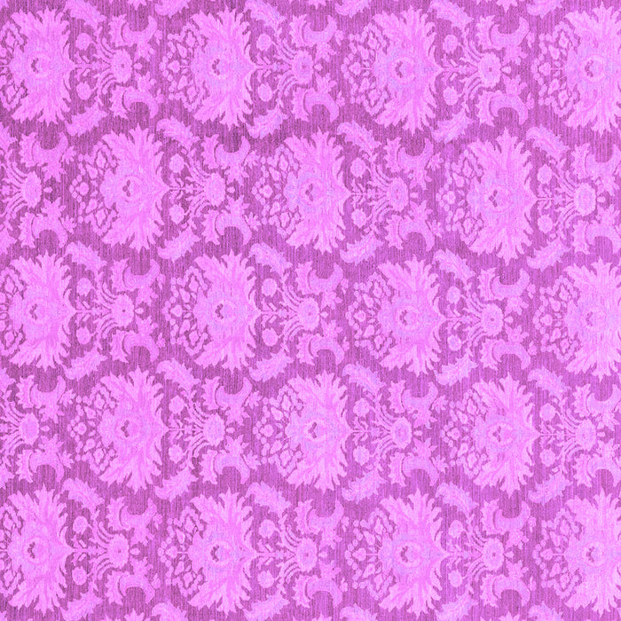 Square Machine Washable Abstract Purple Modern Area Rugs, wshabs2735pur