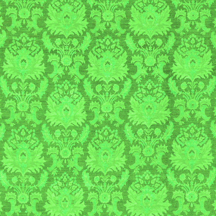 Machine Washable Abstract Green Modern Area Rugs, wshabs2735grn