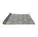 Sideview of Abstract Gray Modern Rug, abs2735gry