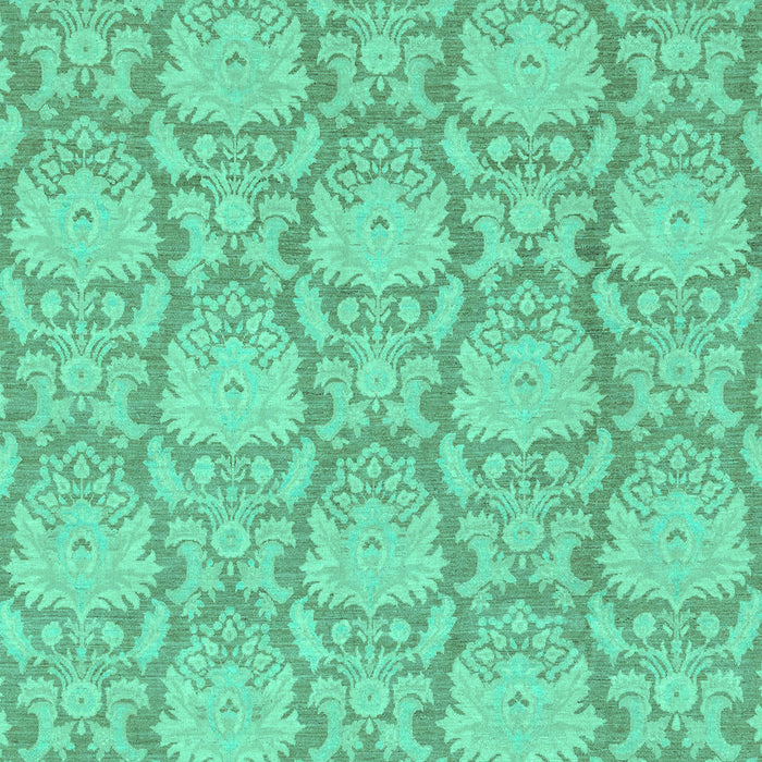 Machine Washable Abstract Turquoise Modern Area Rugs, wshabs2735turq