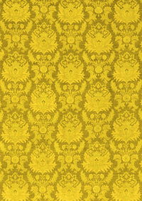 Abstract Yellow Modern Rug, abs2735yw