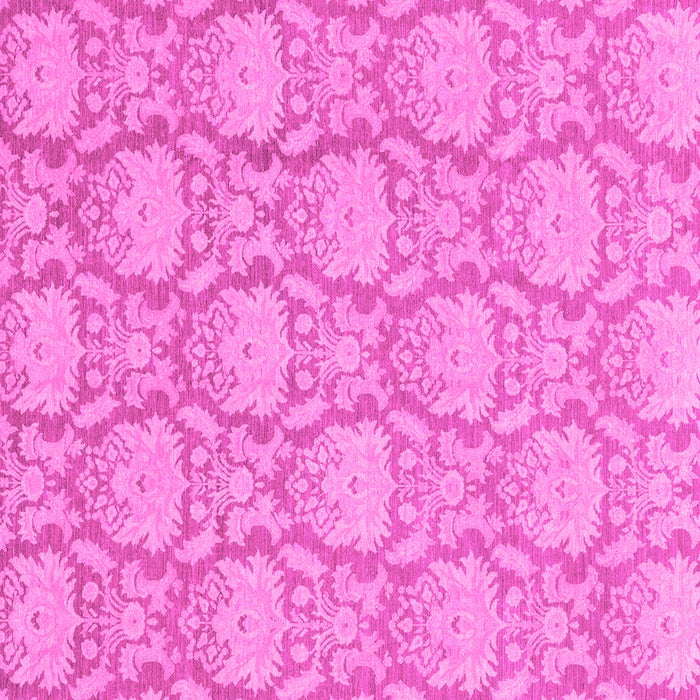 Square Machine Washable Abstract Pink Modern Rug, wshabs2735pnk