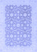 Machine Washable Oriental Blue Traditional Rug, wshabs2736blu