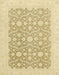 Machine Washable Abstract Brown Gold Rug, wshabs2736