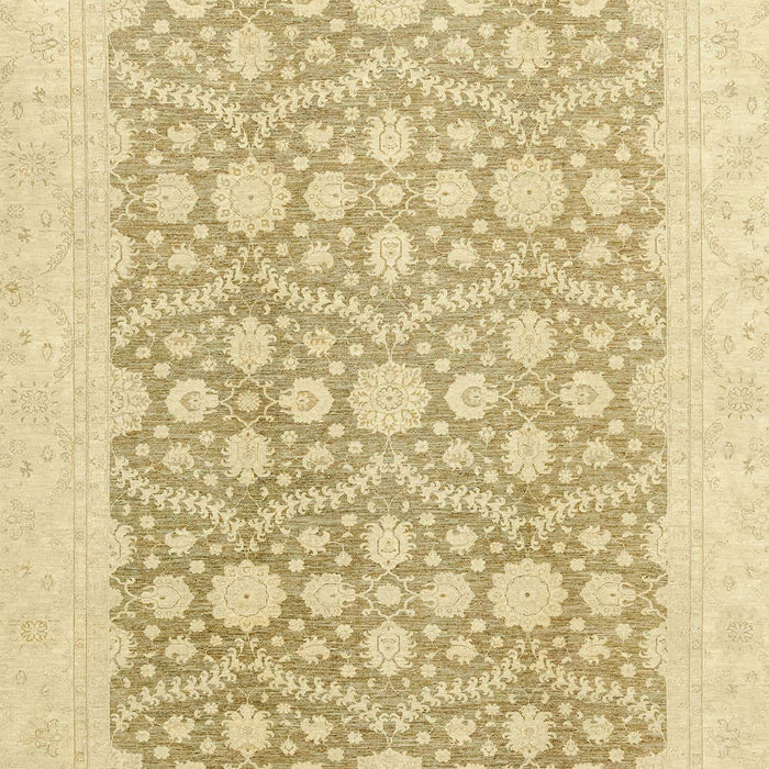 Machine Washable Abstract Brown Gold Rug, wshabs2736
