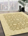 Machine Washable Abstract Brown Gold Rug in a Family Room, wshabs2736