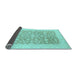 Sideview of Oriental Light Blue Traditional Rug, abs2736lblu