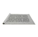 Sideview of Machine Washable Oriental Gray Traditional Rug, wshabs2736gry