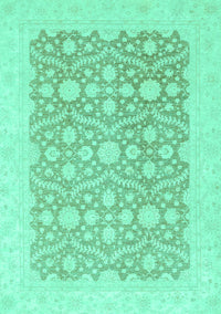 Oriental Turquoise Traditional Rug, abs2736turq