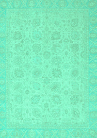 Abstract Turquoise Modern Rug, abs2737turq