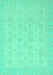 Abstract Turquoise Modern Rug, abs2737turq