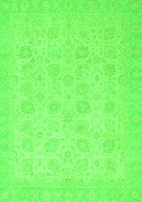 Abstract Green Modern Rug, abs2737grn