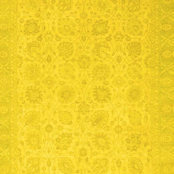 Machine Washable Abstract Yellow Modern Rug, wshabs2737yw