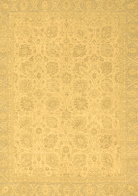 Abstract Brown Modern Rug, abs2737brn