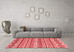 Modern Red Washable Rugs