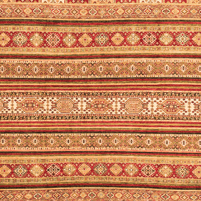 Machine Washable Abstract Orange Modern Area Rugs, wshabs2738org