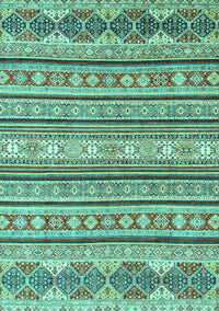 Abstract Turquoise Modern Rug, abs2738turq