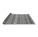 Sideview of Abstract Gray Modern Rug, abs2738gry