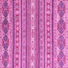 Square Abstract Pink Modern Rug, abs2738pnk