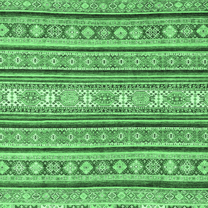 Abstract Emerald Green Modern Rug, abs2738emgrn