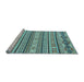 Sideview of Machine Washable Abstract Light Blue Modern Rug, wshabs2738lblu