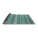 Sideview of Abstract Light Blue Modern Rug, abs2738lblu