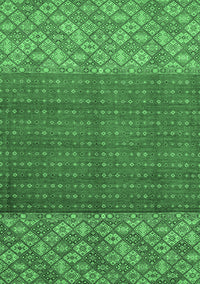 Abstract Emerald Green Modern Rug, abs2739emgrn