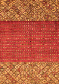 Abstract Orange Modern Rug, abs2739org