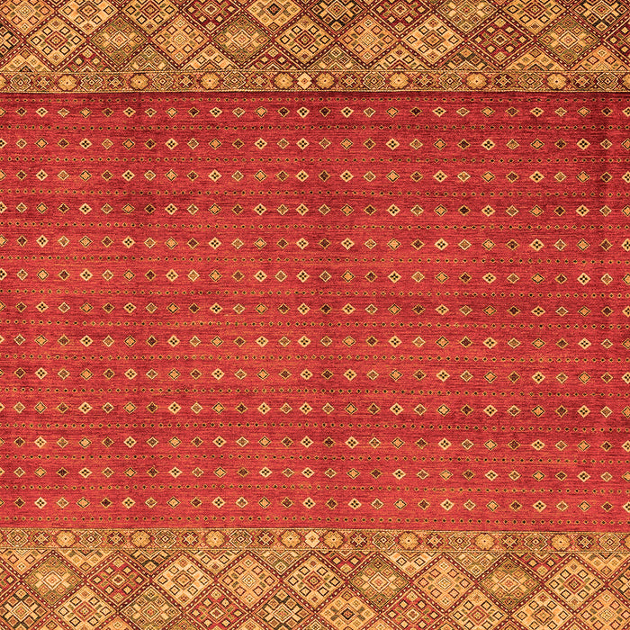 Abstract Orange Modern Rug, abs2739org