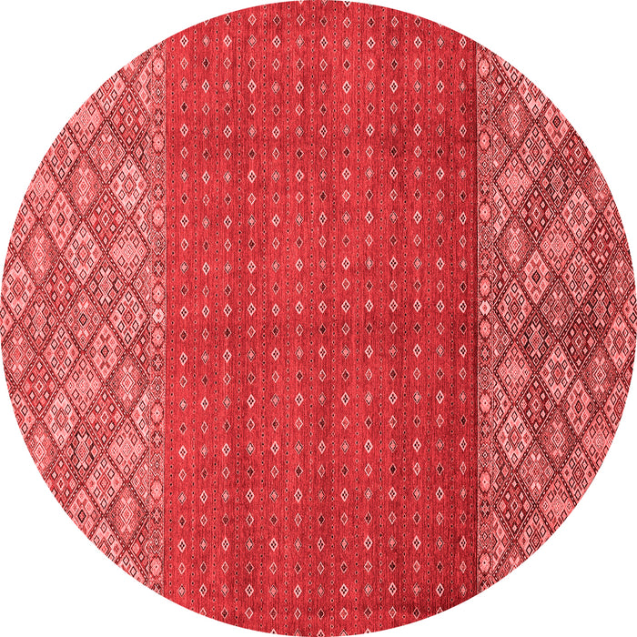 Abstract Red Modern Rug, abs2739red