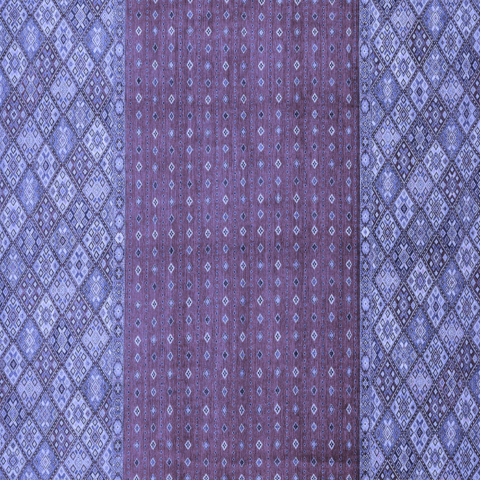 Square Abstract Blue Modern Rug, abs2739blu