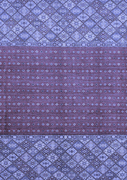 Abstract Blue Modern Rug, abs2739blu