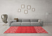 Modern Red Washable Rugs