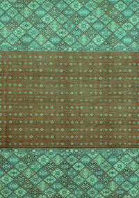 Abstract Turquoise Modern Rug, abs2739turq