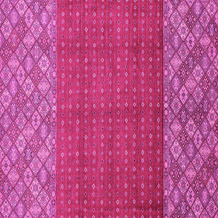 Square Abstract Pink Modern Rug, abs2739pnk