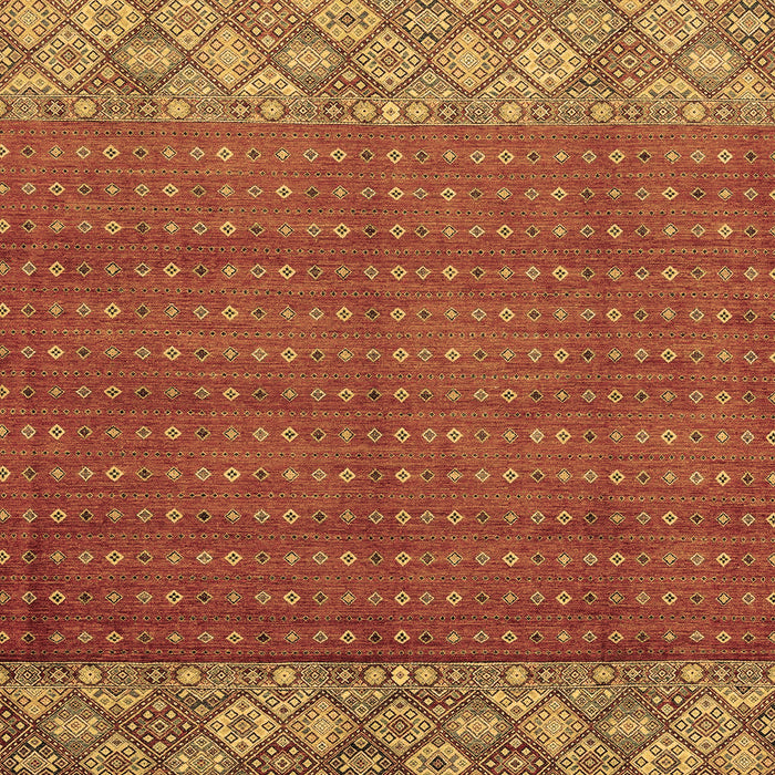 Abstract Brown Modern Rug, abs2739brn