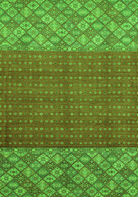 Abstract Green Modern Rug, abs2739grn