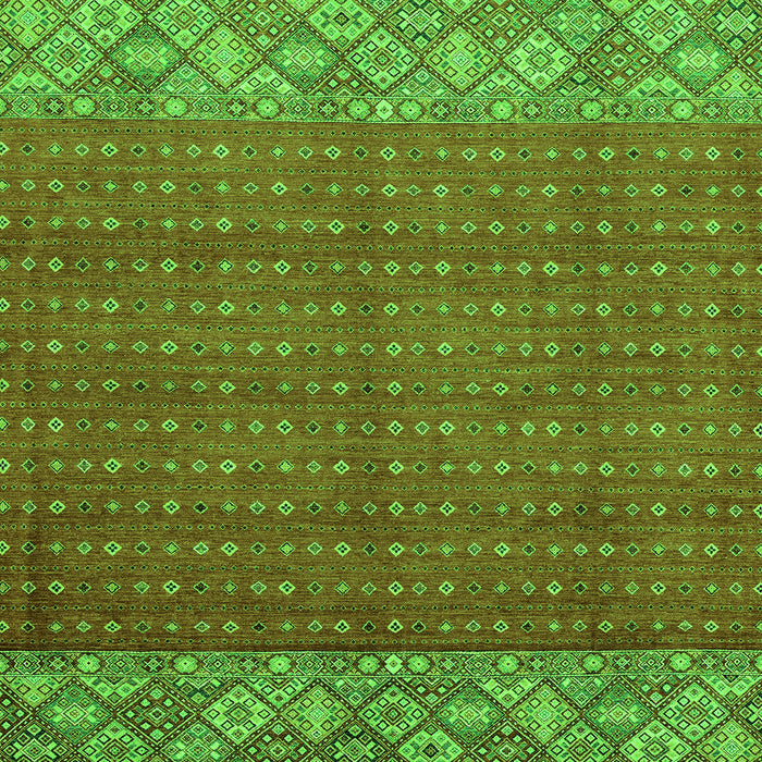 Abstract Green Modern Rug, abs2739grn