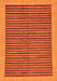 Oriental Orange Modern Rug, abs273org