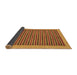 Sideview of Oriental Brown Modern Rug, abs273brn