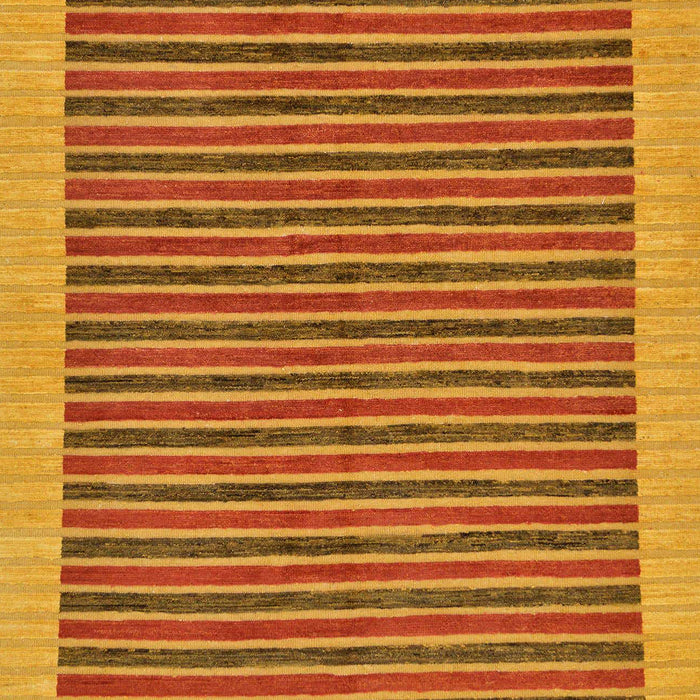 Machine Washable Abstract Dark Orange Rug, wshabs273