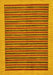 Oriental Yellow Modern Rug, abs273yw