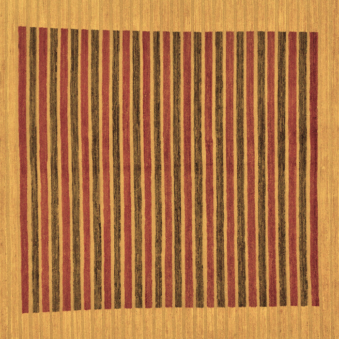 Square Oriental Brown Modern Rug, abs273brn