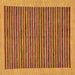 Square Oriental Brown Modern Rug, abs273brn