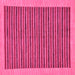 Square Oriental Pink Modern Rug, abs273pnk