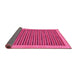 Sideview of Oriental Pink Modern Rug, abs273pnk